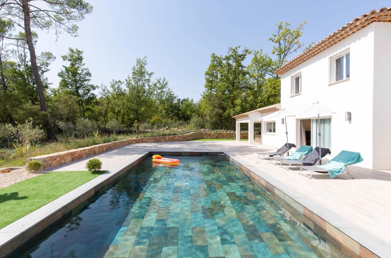 Superbe Villa Seillans La Grande Bastide Avec Piscine, Jardin, Climatisation Et Salle De Sport Exteriör bild
