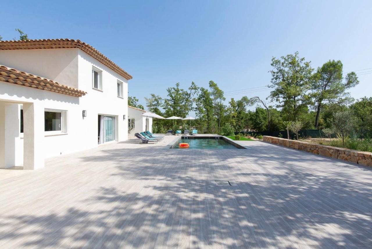 Superbe Villa Seillans La Grande Bastide Avec Piscine, Jardin, Climatisation Et Salle De Sport Exteriör bild