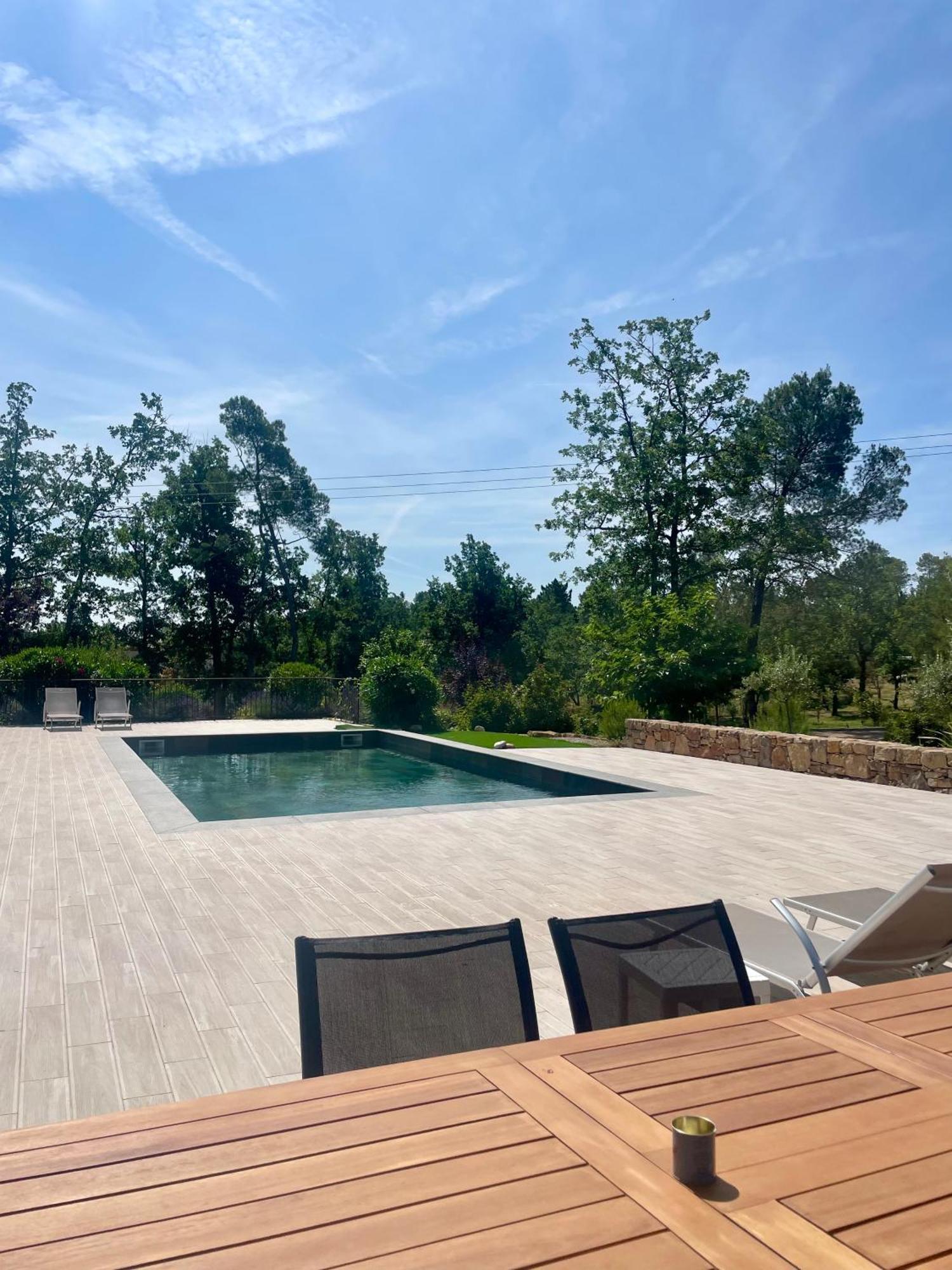 Superbe Villa Seillans La Grande Bastide Avec Piscine, Jardin, Climatisation Et Salle De Sport Exteriör bild
