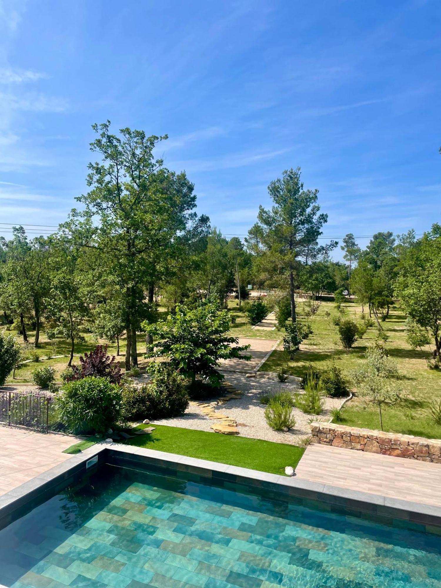 Superbe Villa Seillans La Grande Bastide Avec Piscine, Jardin, Climatisation Et Salle De Sport Exteriör bild