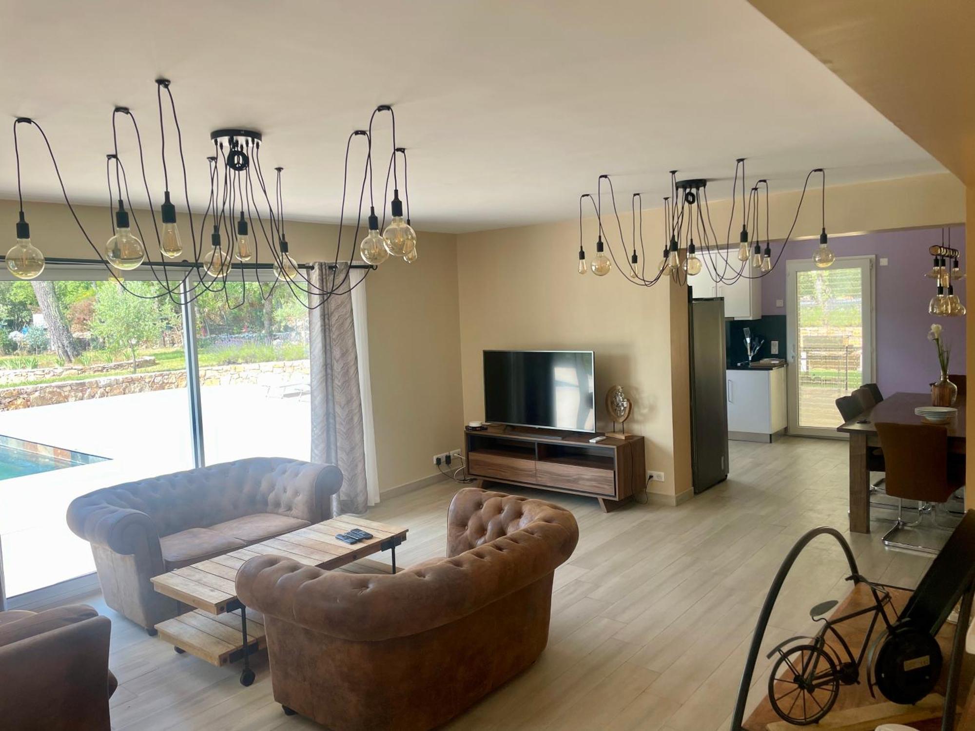 Superbe Villa Seillans La Grande Bastide Avec Piscine, Jardin, Climatisation Et Salle De Sport Exteriör bild