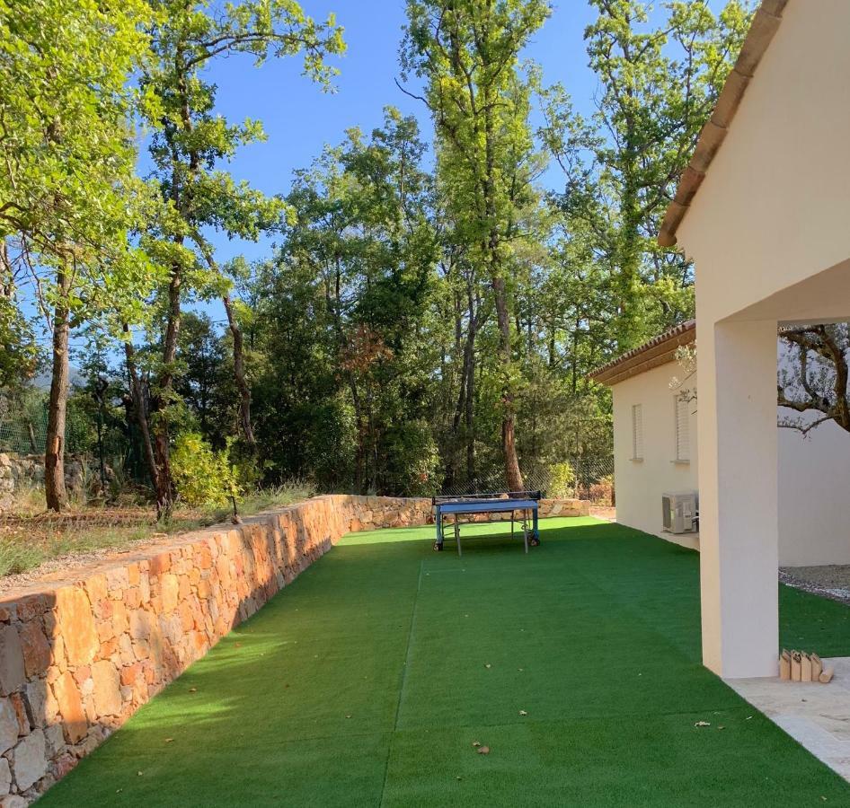 Superbe Villa Seillans La Grande Bastide Avec Piscine, Jardin, Climatisation Et Salle De Sport Exteriör bild